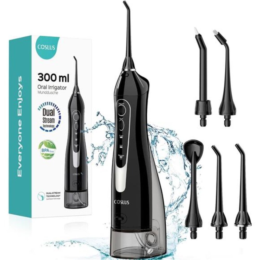 Water Dental Flosser Teeth Pick Portable Cordless Oral‎ Irrigator 300ML
